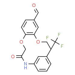ChemSpider 2D Image | 2-(2-Ethoxy-4-formylphenoxy)-N-[3-(trifluoromethyl)phenyl]acetamide | C18H16F3NO4