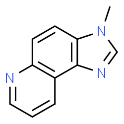 ChemSpider 2D Image | 3-Methyl-3H-imidazo[4,5-f]quinoline | C11H9N3