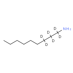 ChemSpider 2D Image | 1-(1,1,2,2,3,3-~2~H_6_)Nonanamine | C9H15D6N