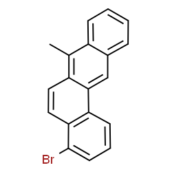 ChemSpider 2D Image | 4-Bromo-7-methyltetraphene | C19H13Br