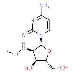 ChemSpider 2D Image | 2'-Deoxy-2'-(methoxyamino)cytidine | C10H16N4O5