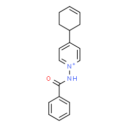 ChemSpider 2D Image | 1-(Benzoylamino)-4-(3-cyclohexen-1-yl)pyridinium | C18H19N2O