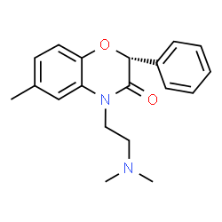 ChemSpider 2D Image | (2R)-4-[2-(Dimethylamino)ethyl]-6-methyl-2-phenyl-2H-1,4-benzoxazin-3(4H)-one | C19H22N2O2