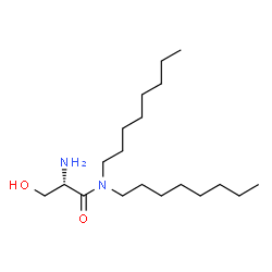 ChemSpider 2D Image | N,N-Dioctyl-L-serinamide | C19H40N2O2