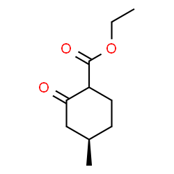 ChemSpider 2D Image | Ethyl (4R)-4-methyl-2-oxocyclohexanecarboxylate | C10H16O3