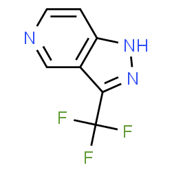 ChemSpider 2D Image | 3-(Trifluoromethyl)-1H-pyrazolo[4,3-c]pyridine | C7H4F3N3