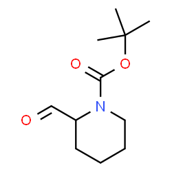 ChemSpider 2D Image | 1-Boc-2-Piperidinecarboxaldehyde | C11H19NO3