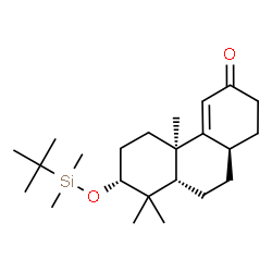 ChemSpider 2D Image | (3alpha,5beta,8alpha,10alpha)-3-{[Dimethyl(2-methyl-2-propanyl)silyl]oxy}podocarp-9(11)-en-12-one | C23H40O2Si