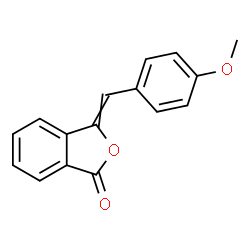 ChemSpider 2D Image | 3-(4-Methoxybenzylidene)phthalide | C16H12O3