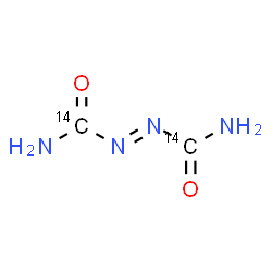 ChemSpider 2D Image | (E)-1,2-Diazene(~14~C_2_)dicarboxamide | 14C2H4N4O2