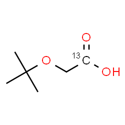 ChemSpider 2D Image | [(2-Methyl-2-propanyl)oxy](1-~13~C)acetic acid | C513CH12O3