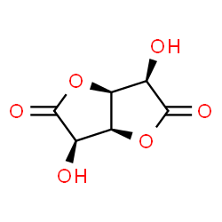 ChemSpider 2D Image | (3R,3aS,6R,6aS)-3,6-Dihydroxytetrahydrofuro[3,2-b]furan-2,5-dione | C6H6O6