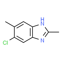 ChemSpider 2D Image | 5-Chloro-2,6-dimethyl-1H-benzimidazole | C9H9ClN2