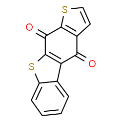 ChemSpider 2D Image | [1]Benzothieno[6,5-b][1]benzothiophene-4,10-dione | C14H6O2S2