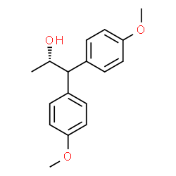 ChemSpider 2D Image | (2S)-1,1-Bis(4-methoxyphenyl)-2-propanol | C17H20O3
