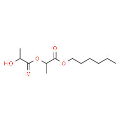 ChemSpider 2D Image | 1-(Hexyloxy)-1-oxo-2-propanyl 2-hydroxypropanoate | C12H22O5
