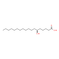 ChemSpider 2D Image | (6S)-6-Hydroxyoctadecanoic acid | C18H36O3