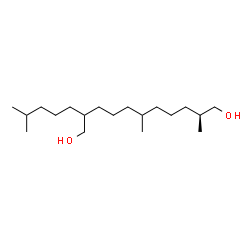 ChemSpider 2D Image | (2S)-2,6-Dimethyl-10-(4-methylpentyl)-1,11-undecanediol | C19H40O2