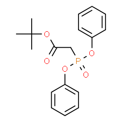 ChemSpider 2D Image | 2-Methyl-2-propanyl (diphenoxyphosphoryl)acetate | C18H21O5P