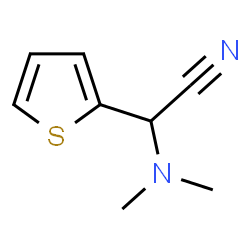 ChemSpider 2D Image | (Dimethylamino)(2-thienyl)acetonitrile | C8H10N2S