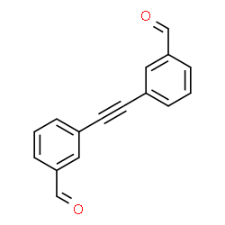 ChemSpider 2D Image | 3,3'-(1,2-Ethynediyl)dibenzaldehyde | C16H10O2