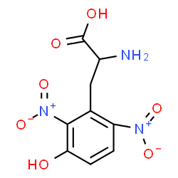 ChemSpider 2D Image | 3-Hydroxy-2,6-dinitrophenylalanine | C9H9N3O7