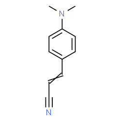 ChemSpider 2D Image | 3-[4-(Dimethylamino)phenyl]acrylonitrile | C11H12N2