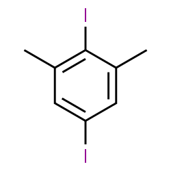 ChemSpider 2D Image | 2,5-Diiodo-1,3-dimethylbenzene | C8H8I2