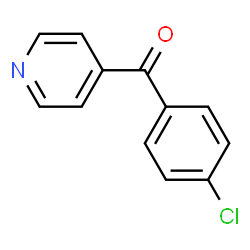 ChemSpider 2D Image | 4-(4-Chlorobenzoyl)Pyridine | C12H8ClNO