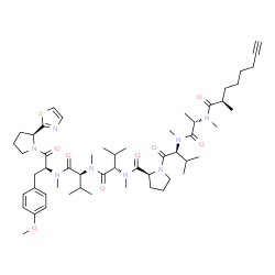 ChemSpider 2D Image | Apramide D | C54H82N8O8S