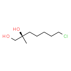ChemSpider 2D Image | (2R)-7-Chloro-2-methyl-1,2-heptanediol | C8H17ClO2