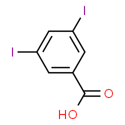 ChemSpider 2D Image | 3,5-Diiodobenzoic acid | C7H4I2O2