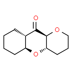 ChemSpider 2D Image | (4aS,5aS,9aS,10aS)-Decahydropyrano[3,2-b]chromen-10(2H)-one | C12H18O3
