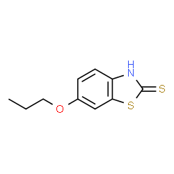 ChemSpider 2D Image | 6-Propoxy-1,3-benzothiazole-2(3H)-thione | C10H11NOS2