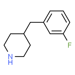 ChemSpider 2D Image | 4-(3-Fluorobenzyl)piperidine | C12H16FN