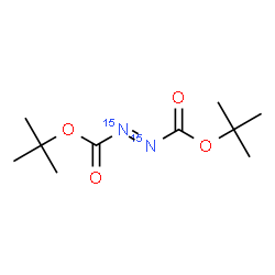 ChemSpider 2D Image | Bis(2-methyl-2-propanyl) (E)-1,2-(~15~N_2_)diazenedicarboxylate | C10H1815N2O4