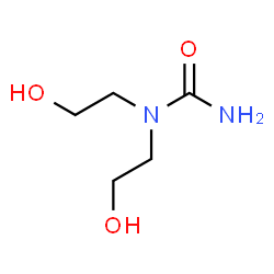 ChemSpider 2D Image | 1,1-Bis(2-hydroxyethyl)urea | C5H12N2O3