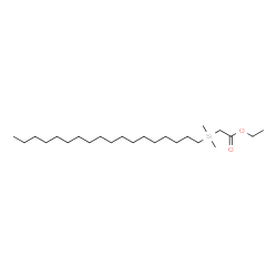 ChemSpider 2D Image | Ethyl [dimethyl(octadecyl)silyl]acetate | C24H50O2Si
