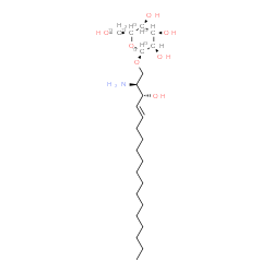 ChemSpider 2D Image | 13C6 Glucosylsphingosine (d18:1) | C1813C6H47NO7
