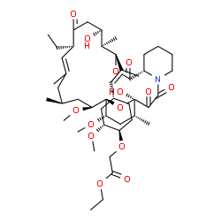 ChemSpider 2D Image | Ethyl {[(1R,2R,4R)-4-{(1E)-2-[(1R,9S,12S,13R,14S,17R,21S,23S,24R,25S,27R)-17-ethyl-1,14-dihydroxy-23,25-dimethoxy-13,19,21,27-tetramethyl-2,3,10,16-tetraoxo-11,28-dioxa-4-azatricyclo[22.3.1.0~4,9~]oct
acos-18-en-12-yl]-1-propen-1-yl}-2-methoxycyclohexyl]oxy}acetate | C47H75NO14