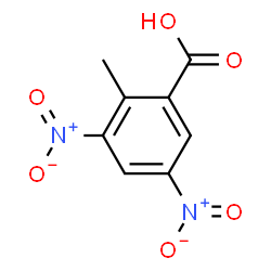 ChemSpider 2D Image | 3,5-Dinitro-o-toluic acid | C8H6N2O6