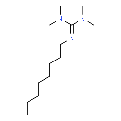 ChemSpider 2D Image | 1,1,3,3-Tetramethyl-2-octylguanidine | C13H29N3