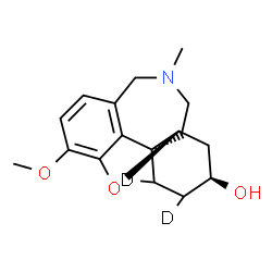 ChemSpider 2D Image | (3alpha)-(1,2-~2~H_2_)-1,2-Dihydrogalanthamine | C17H21D2NO3