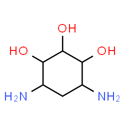 ChemSpider 2D Image | 4,6-Diamino-1,2,3-cyclohexanetriol | C6H14N2O3