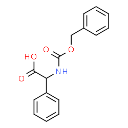 ChemSpider 2D Image | N-(Benzyloxycarbonyl)-DL-phenylglycine | C16H15NO4