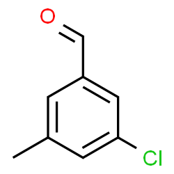 ChemSpider 2D Image | 3-Chloro-5-methylbenzaldehyde | C8H7ClO