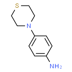 ChemSpider 2D Image | 4-Thiomorpholinoaniline | C10H14N2S