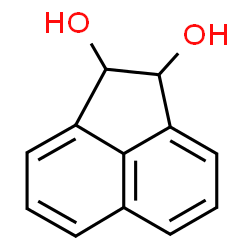 ChemSpider 2D Image | 1,2-Dihydro-1,2-acenaphthylenediol | C12H10O2