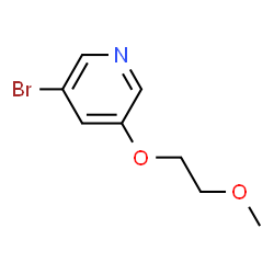 ChemSpider 2D Image | 3-Bromo-5-(2-methoxyethoxy)pyridine | C8H10BrNO2