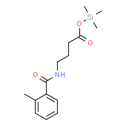 ChemSpider 2D Image | Trimethylsilyl 4-[(2-methylbenzoyl)amino]butanoate | C15H23NO3Si